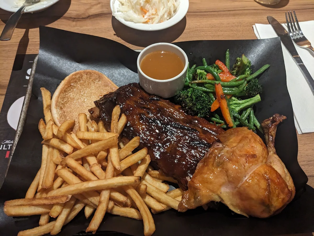 Chicken and Rib Combo