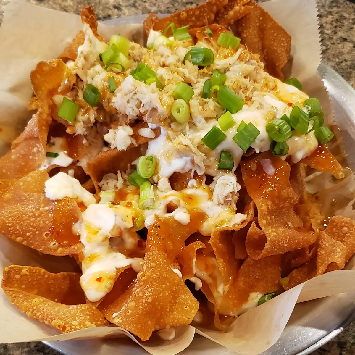 Crab Rangoon Nachos
