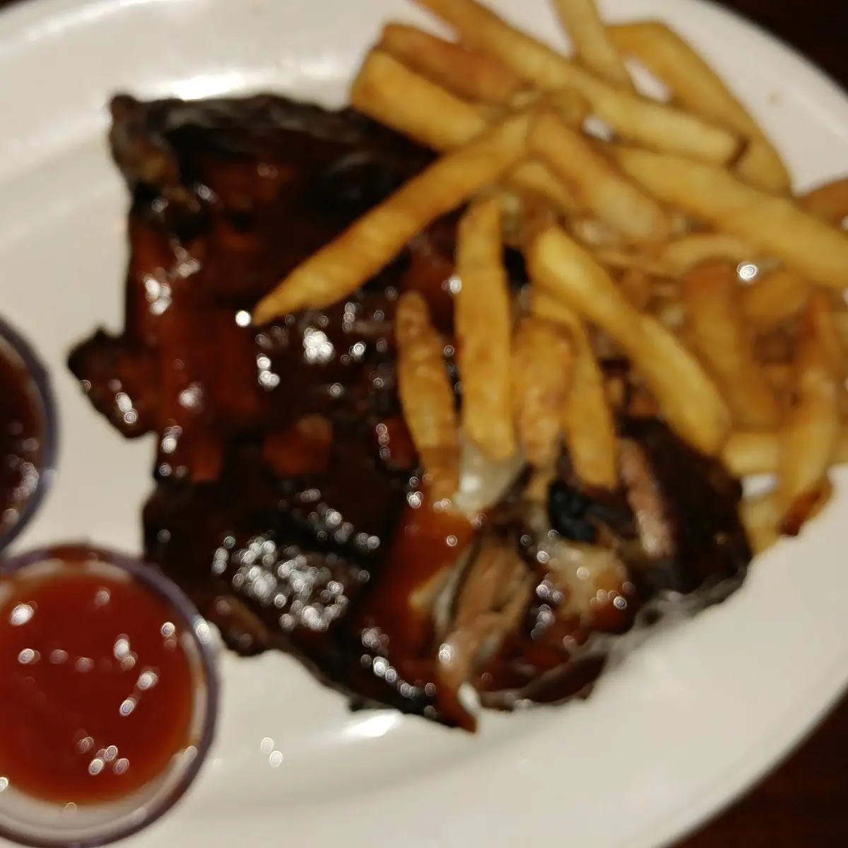 Baby Back Ribs with Fries