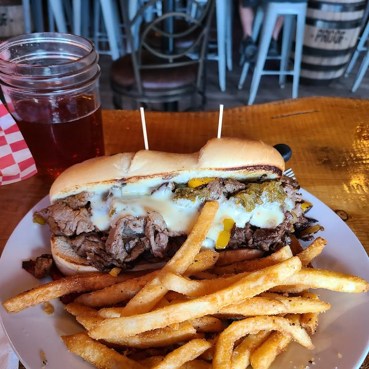 Green Chili Philly Cheese Steak