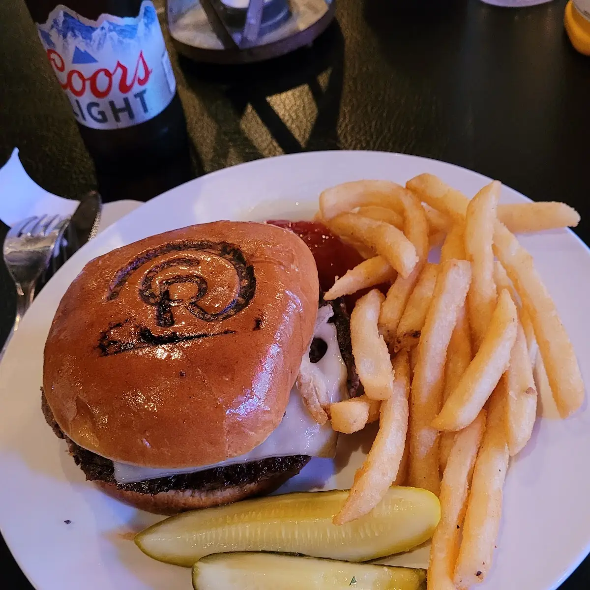 Mushroom Swiss Burger