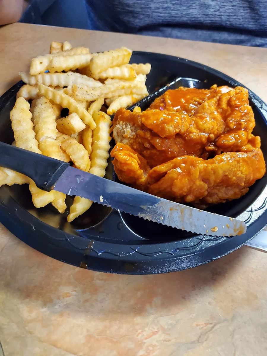 Buffalo Chicken Strips and Fries