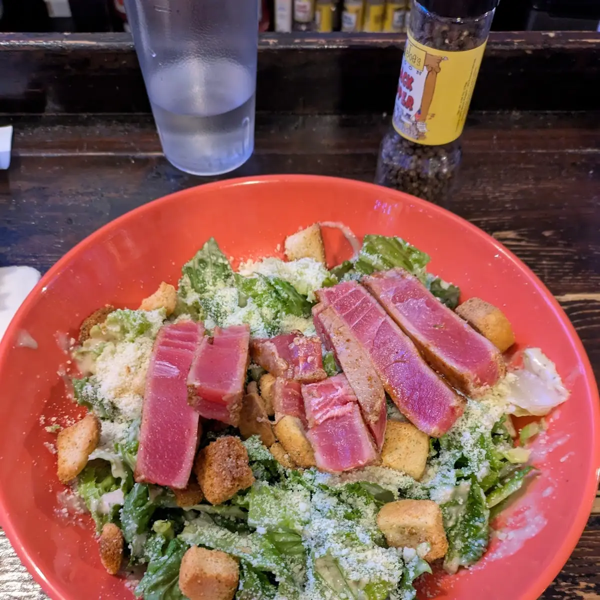 Caeser Salad with Seared Tuna