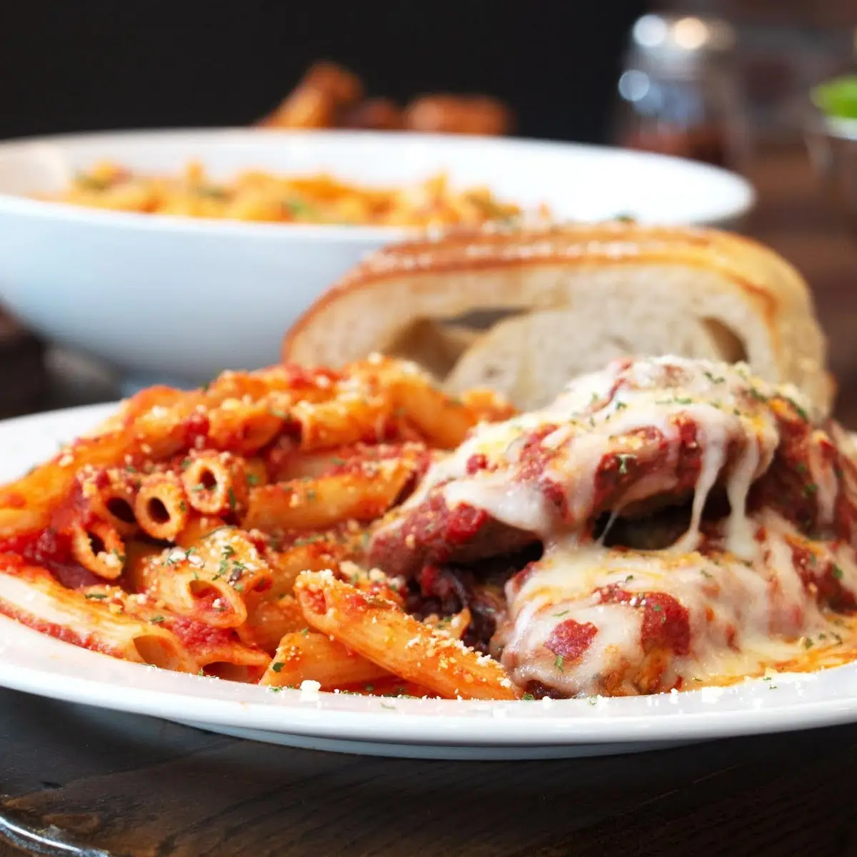 Veal Parmigiana Pasta