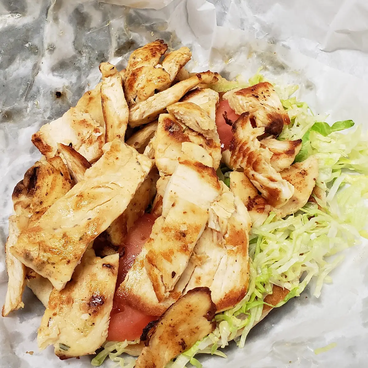 Grilled Chicken Pita