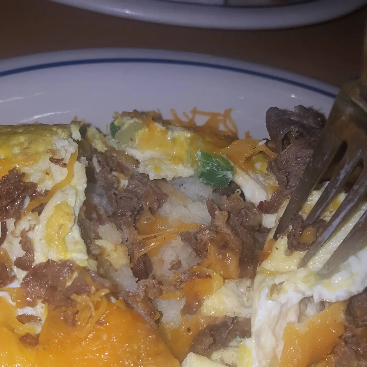 Denver Omelette Burger