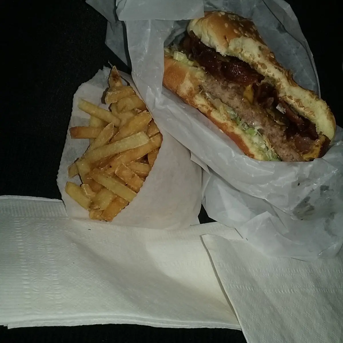 Bacon Cheese Burger with Extra Bacon