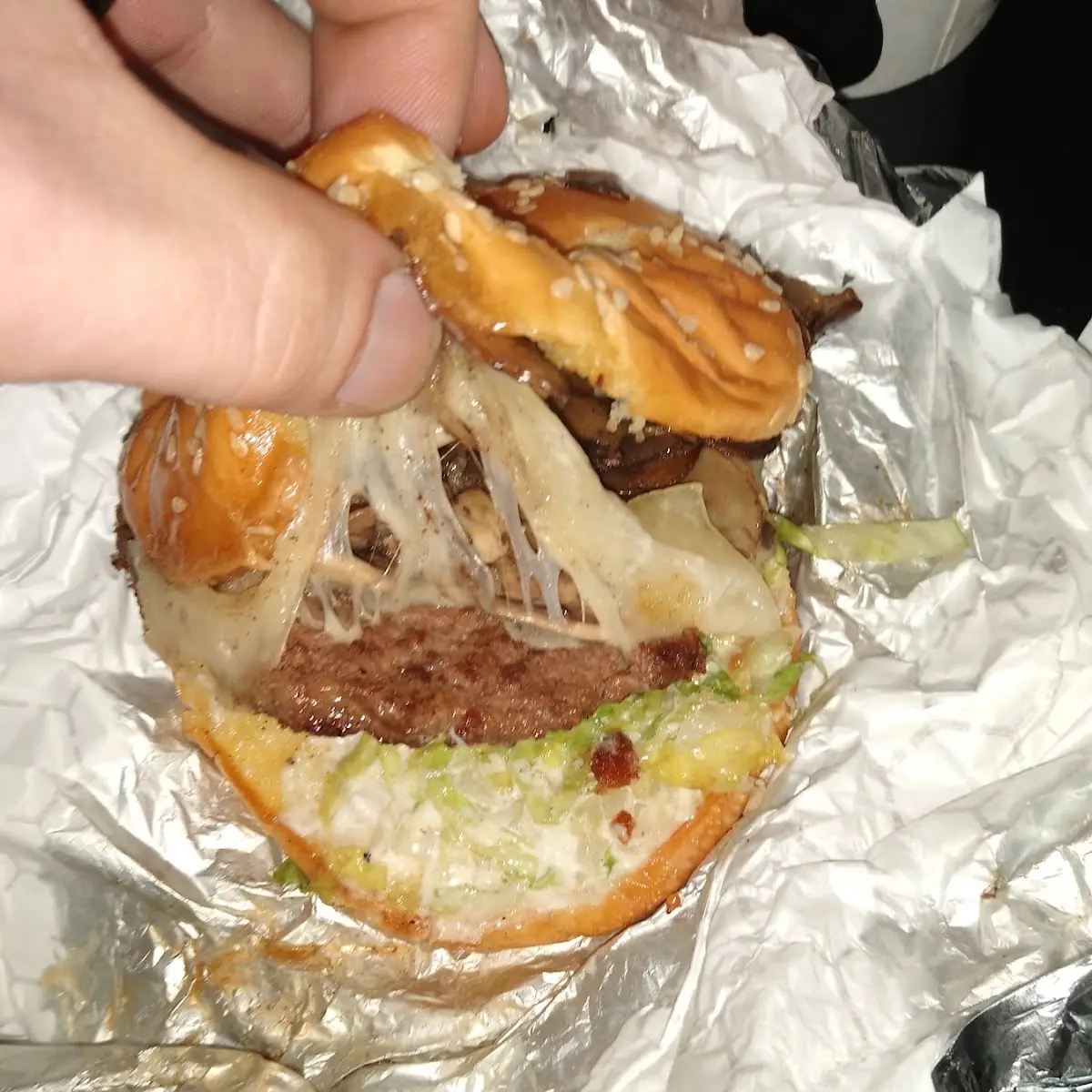 Swiss Mushroom Burger