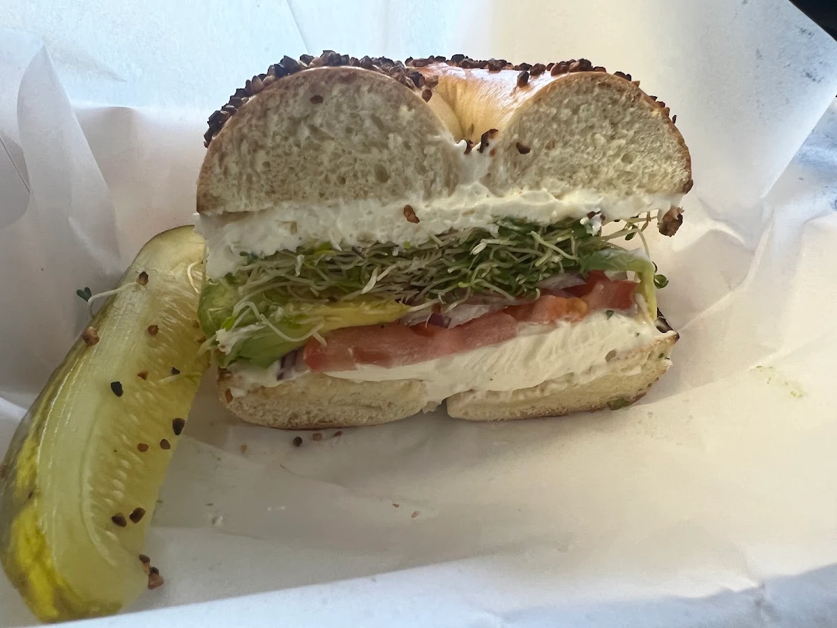 Veggie Bagel Sandwich