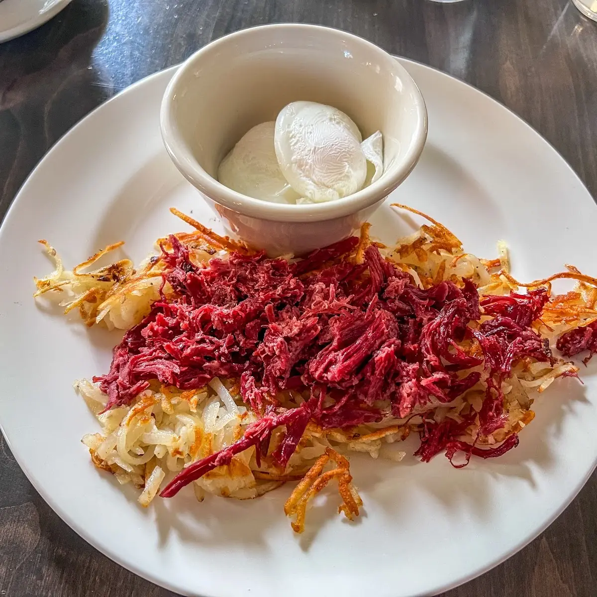 Corned Beef, Hash, and Eggs