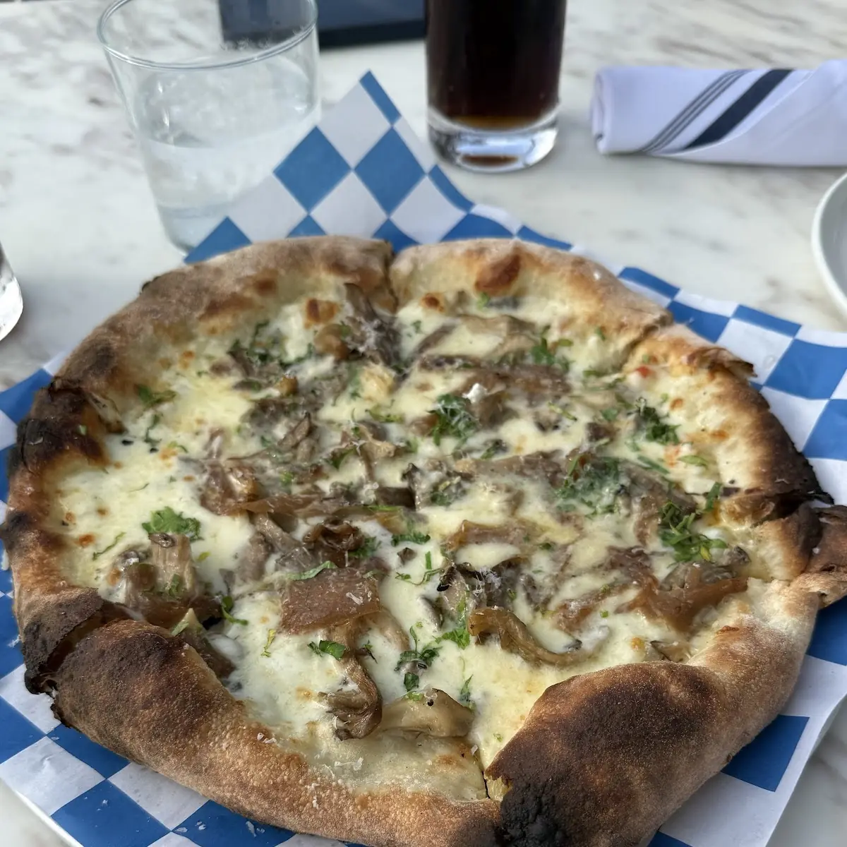 Mushroom Pizza