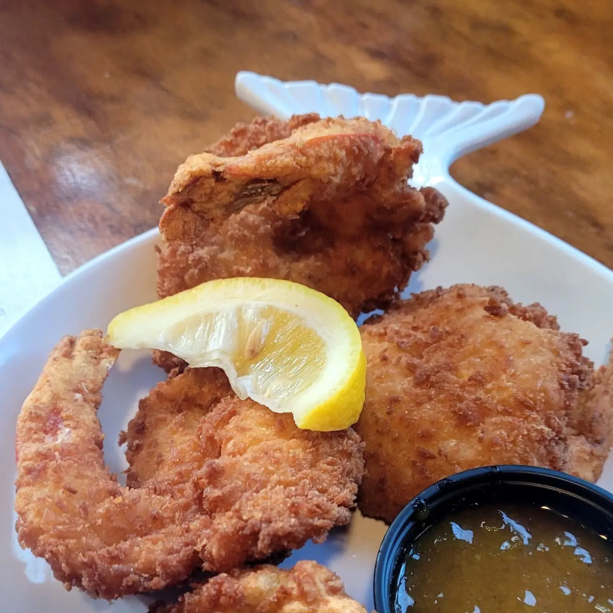 Fried Coconut Shrimp with Pineapple Chutney