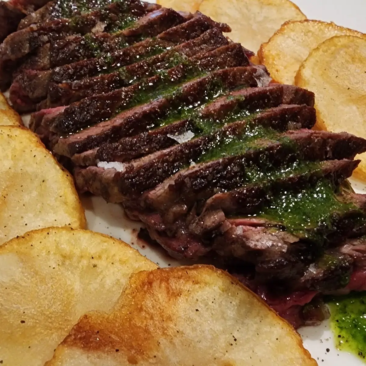 Wagyu Steak with House Made Potato Chips