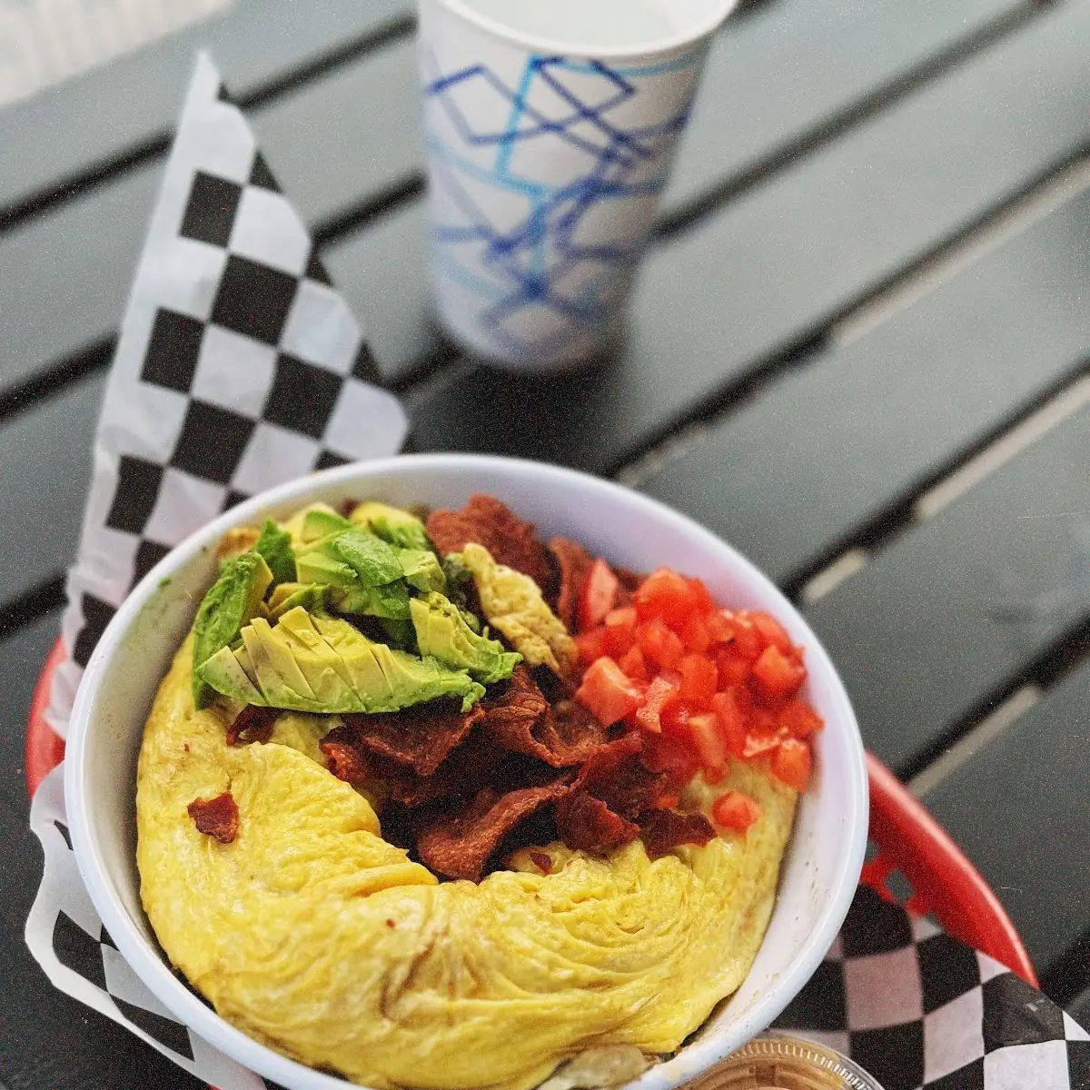 Breakfast Bowl with Turkey Bacon