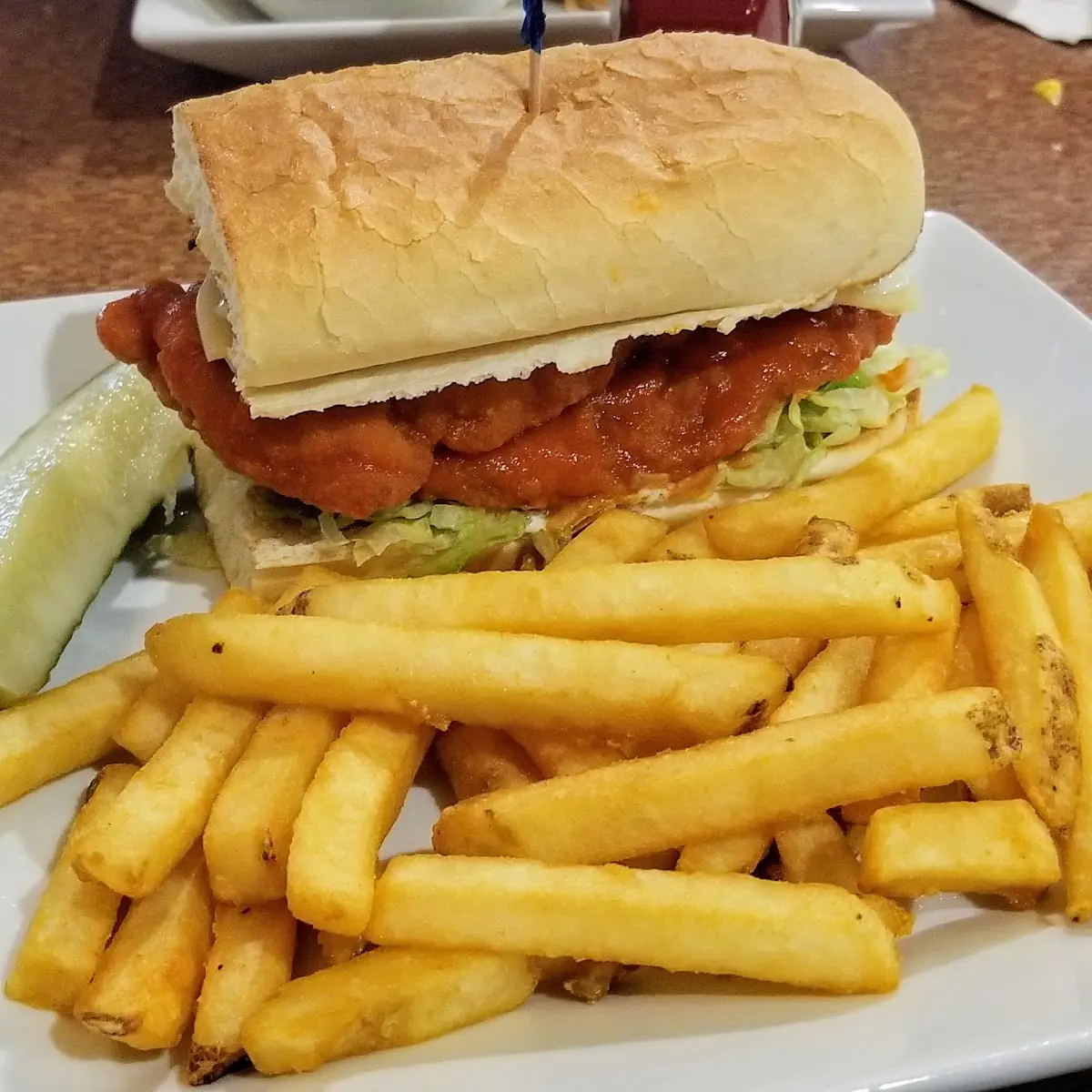 Fish Sandwich w Fries