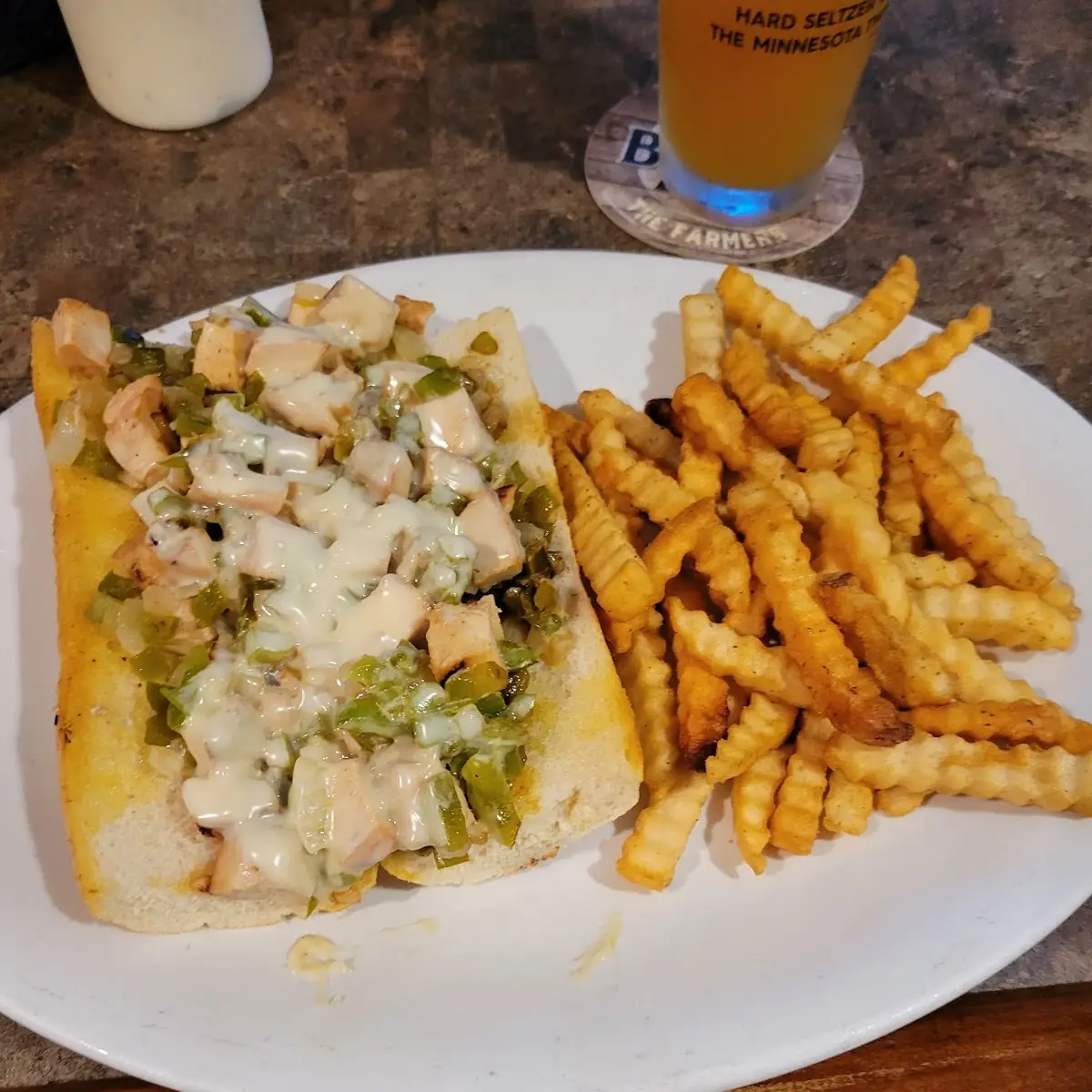 Philly Chicken Sandwich Combo