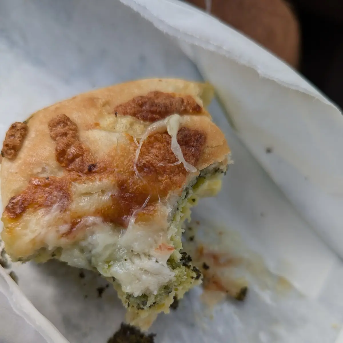 Egg Pesto & Mozzarella Sandwich