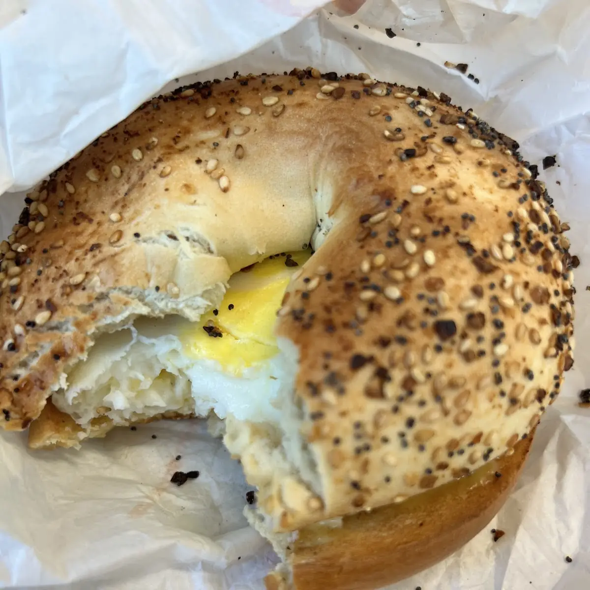 Egg and Cheese Bagels