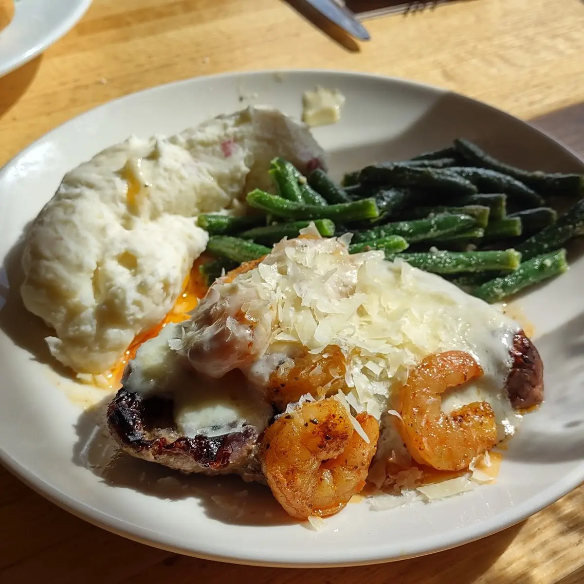 Shrimp 'N Parmesan Sirloin