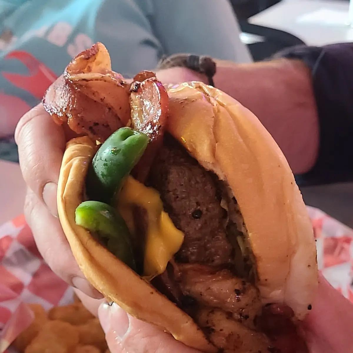 Bacon Cheeseburger with Jalapeños