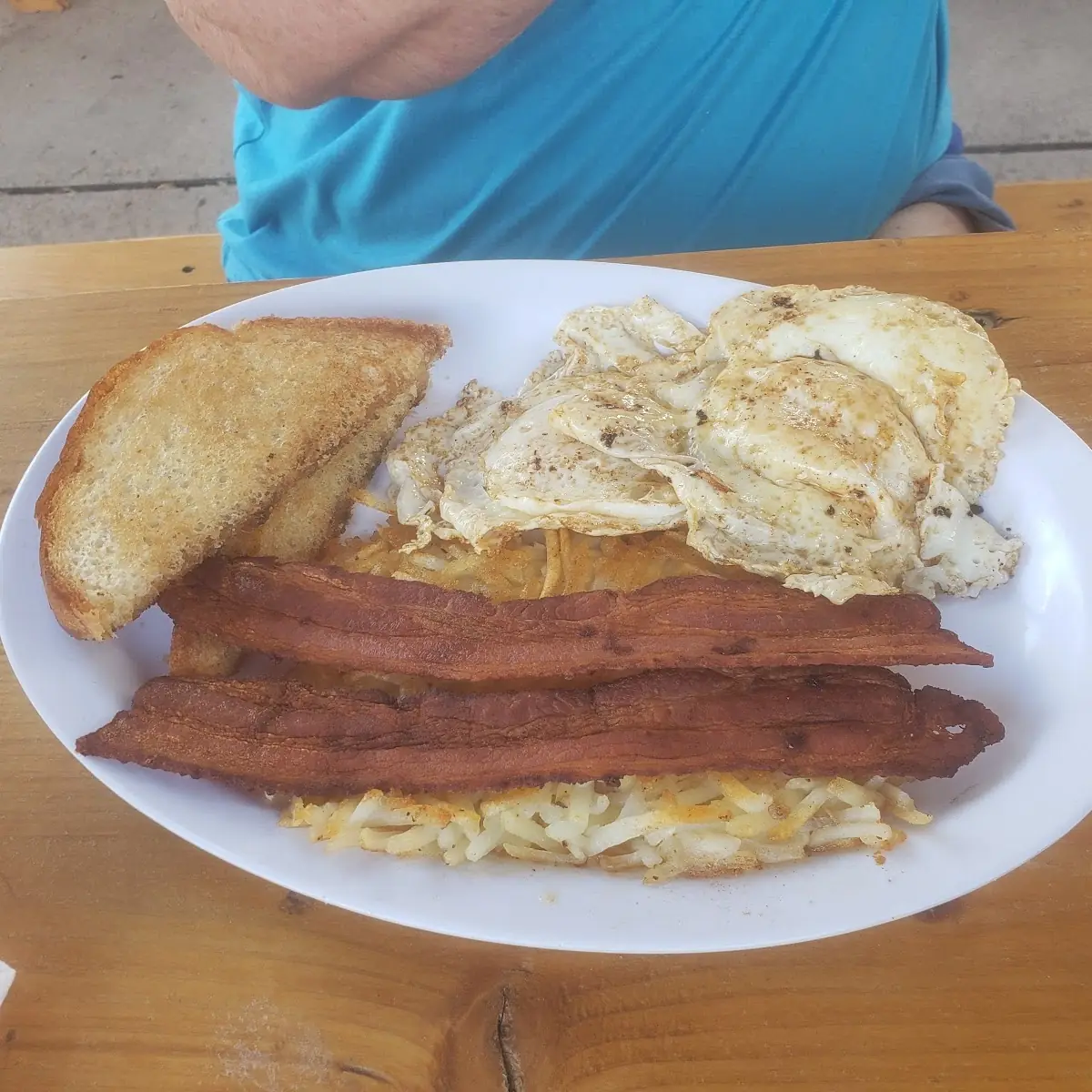 Bacon Eggs Hashbrowns