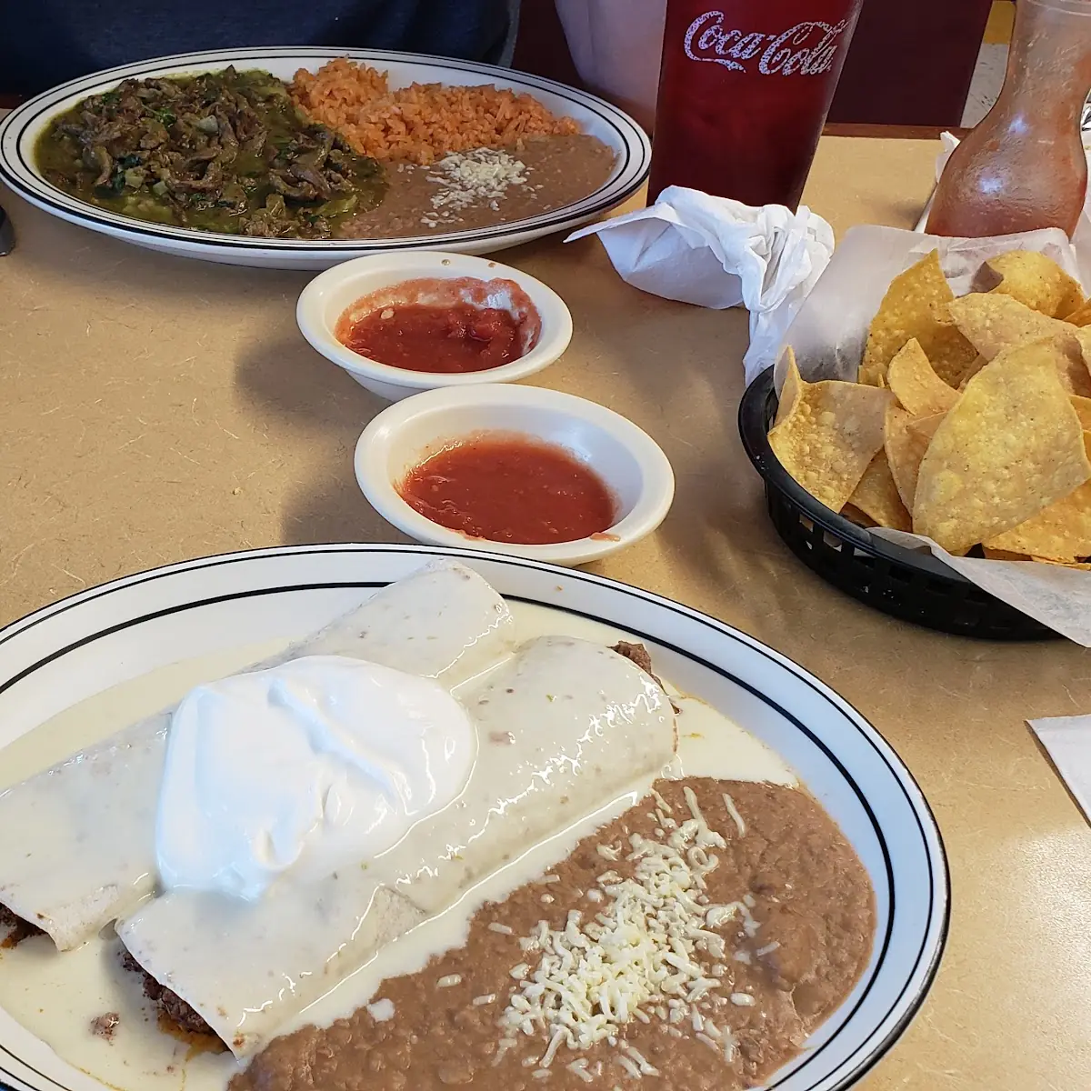 Beef Burritos and Beans