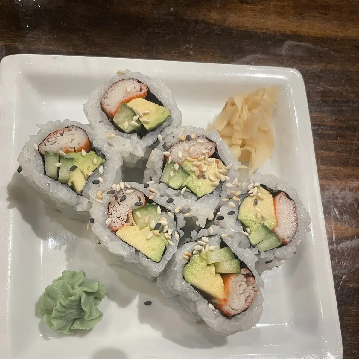 Real Crab California Roll