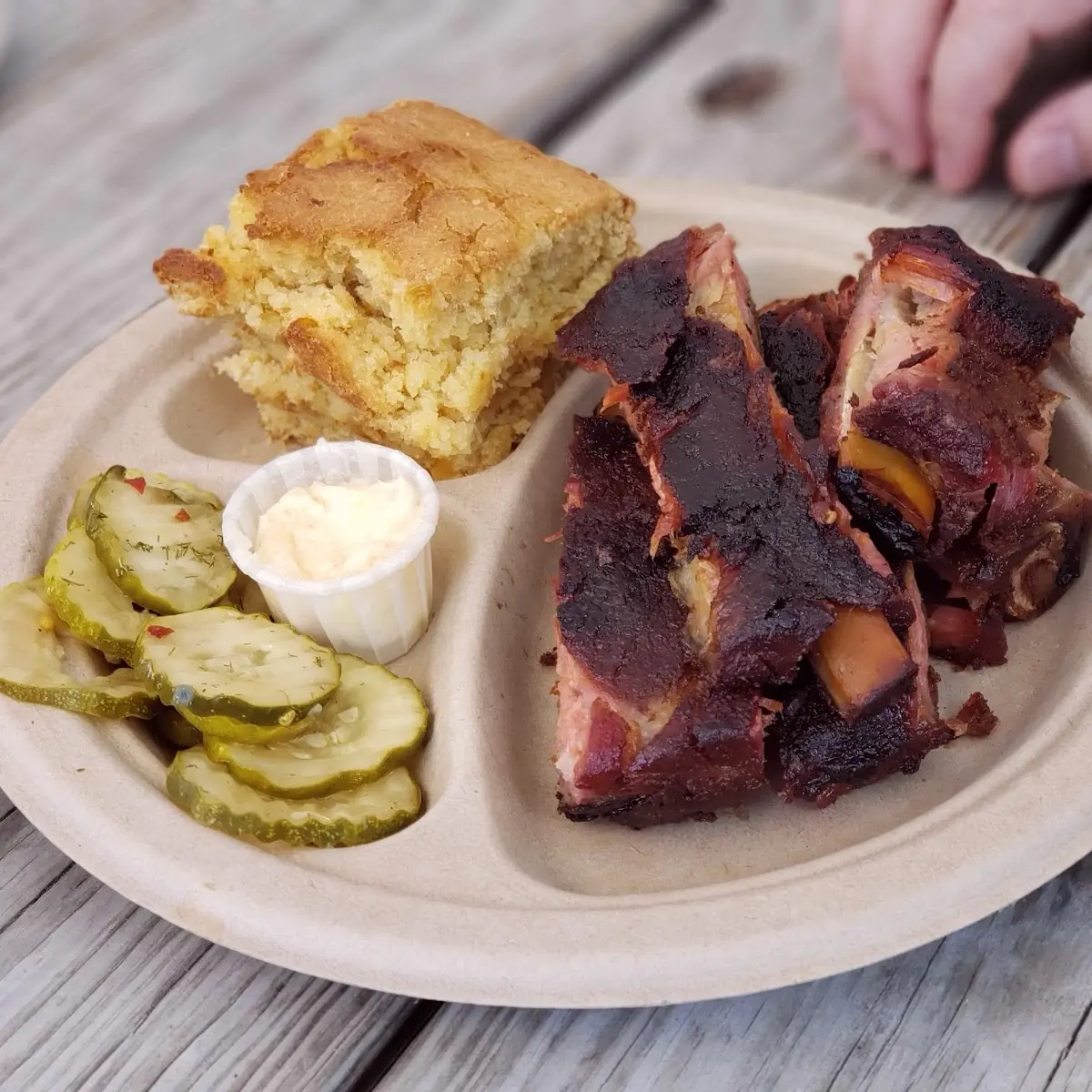 Papou's Spare Rib Plate