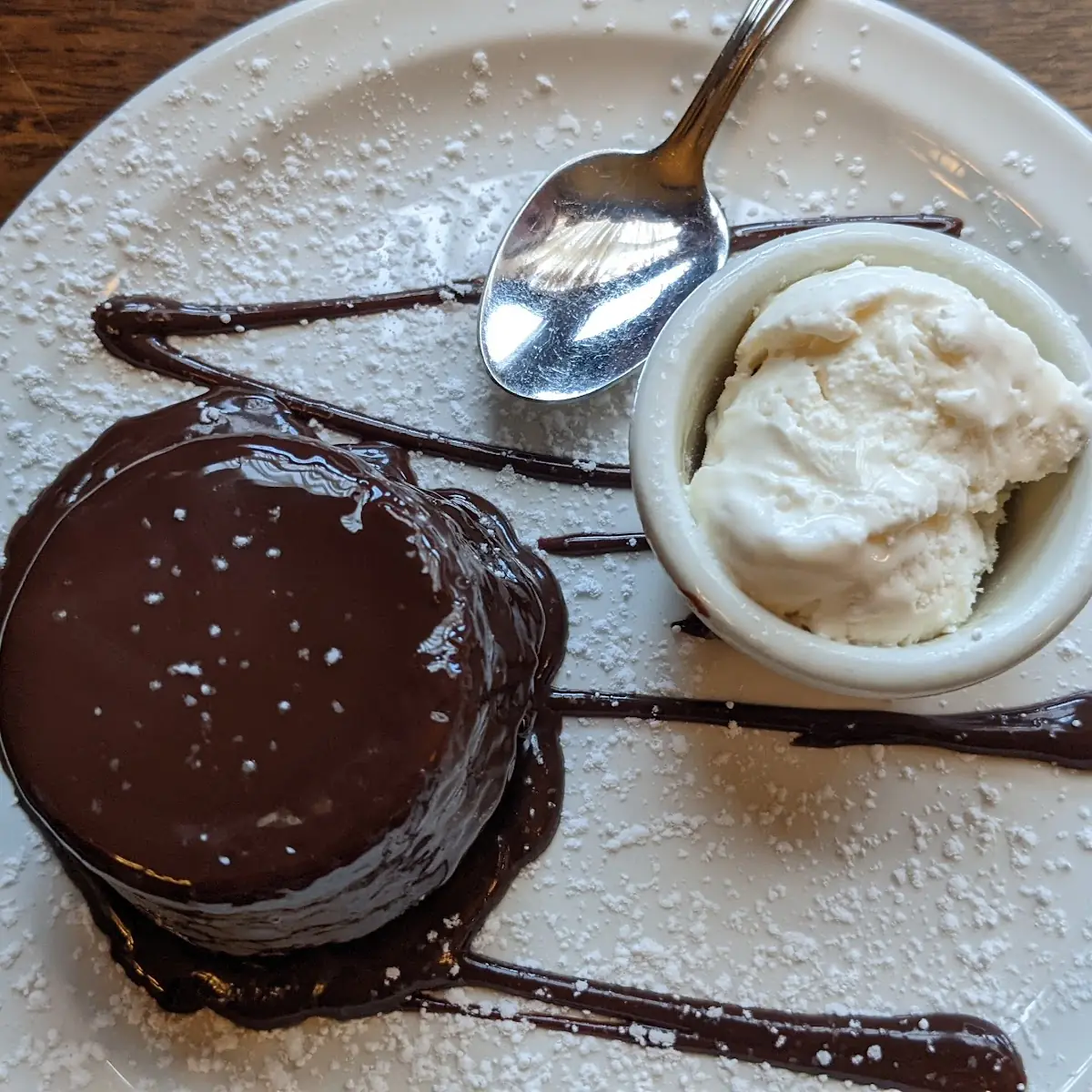 Sticky Toffee Pudding with Ice Cream