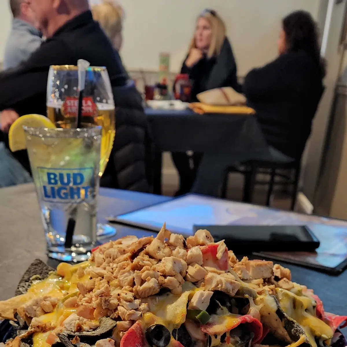 Loaded Chicken Nachos