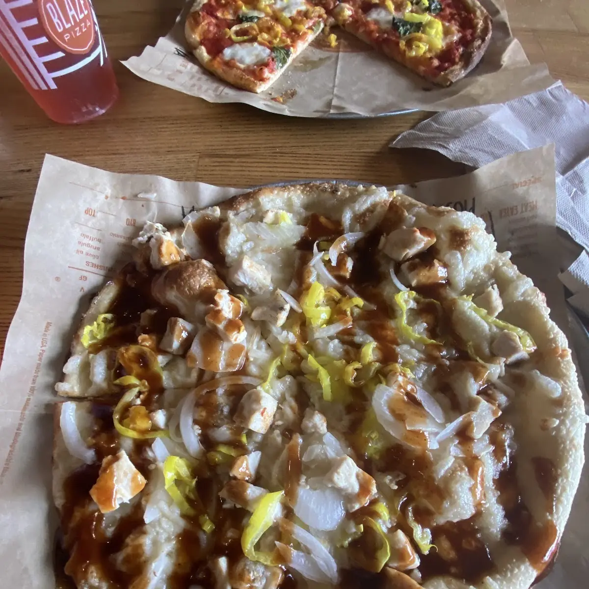 Chicken BBQ Chicken Pizza