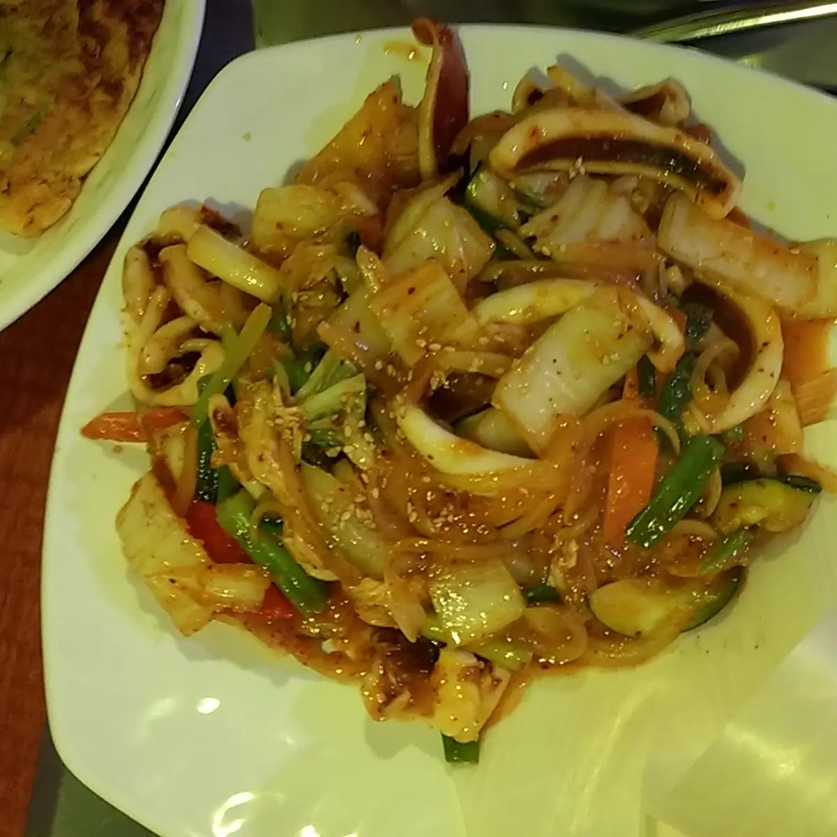 Squid Stir Fry