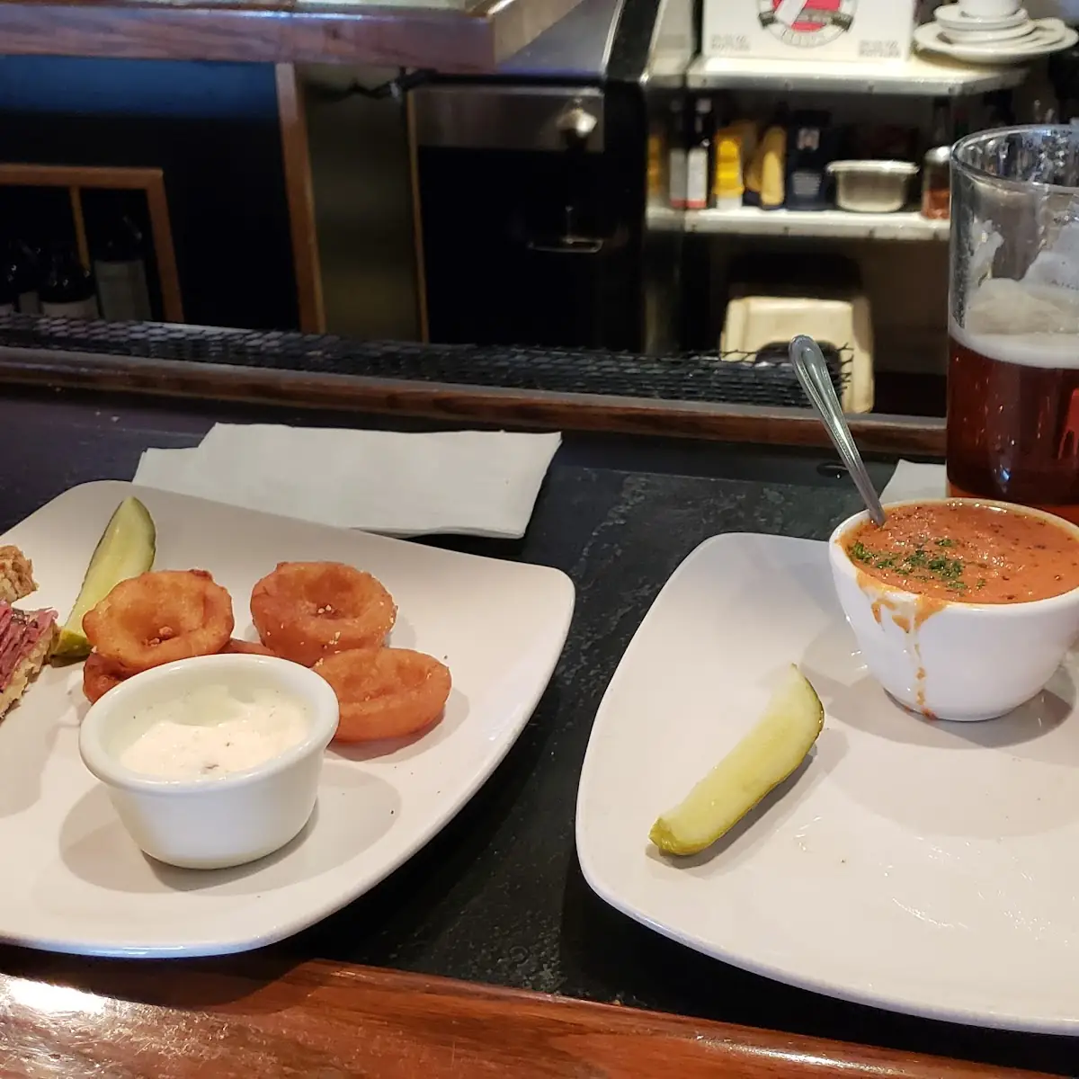 Gurley Rueben Tomato Basil Corn Chowder
