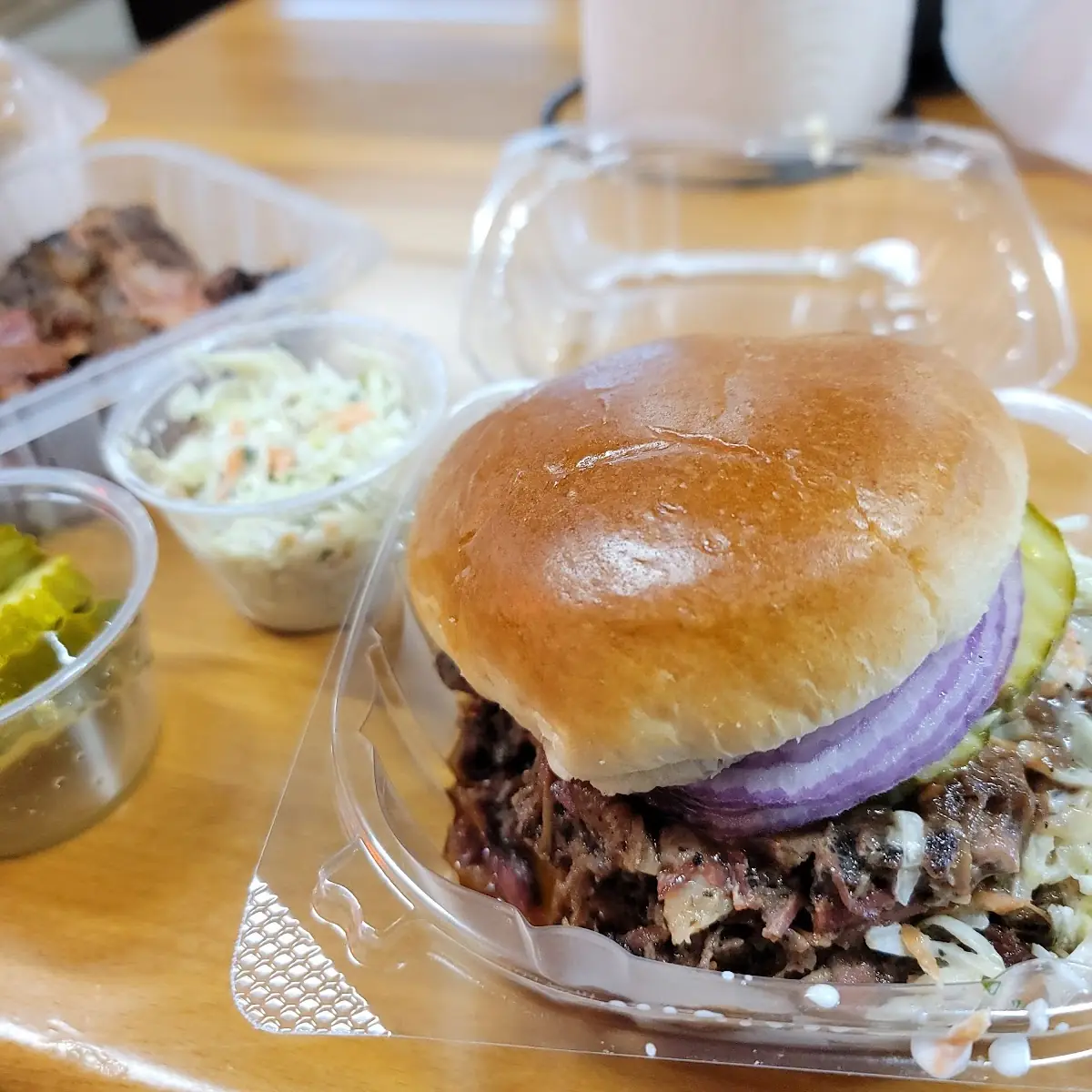Chopped Brisket Sandwich