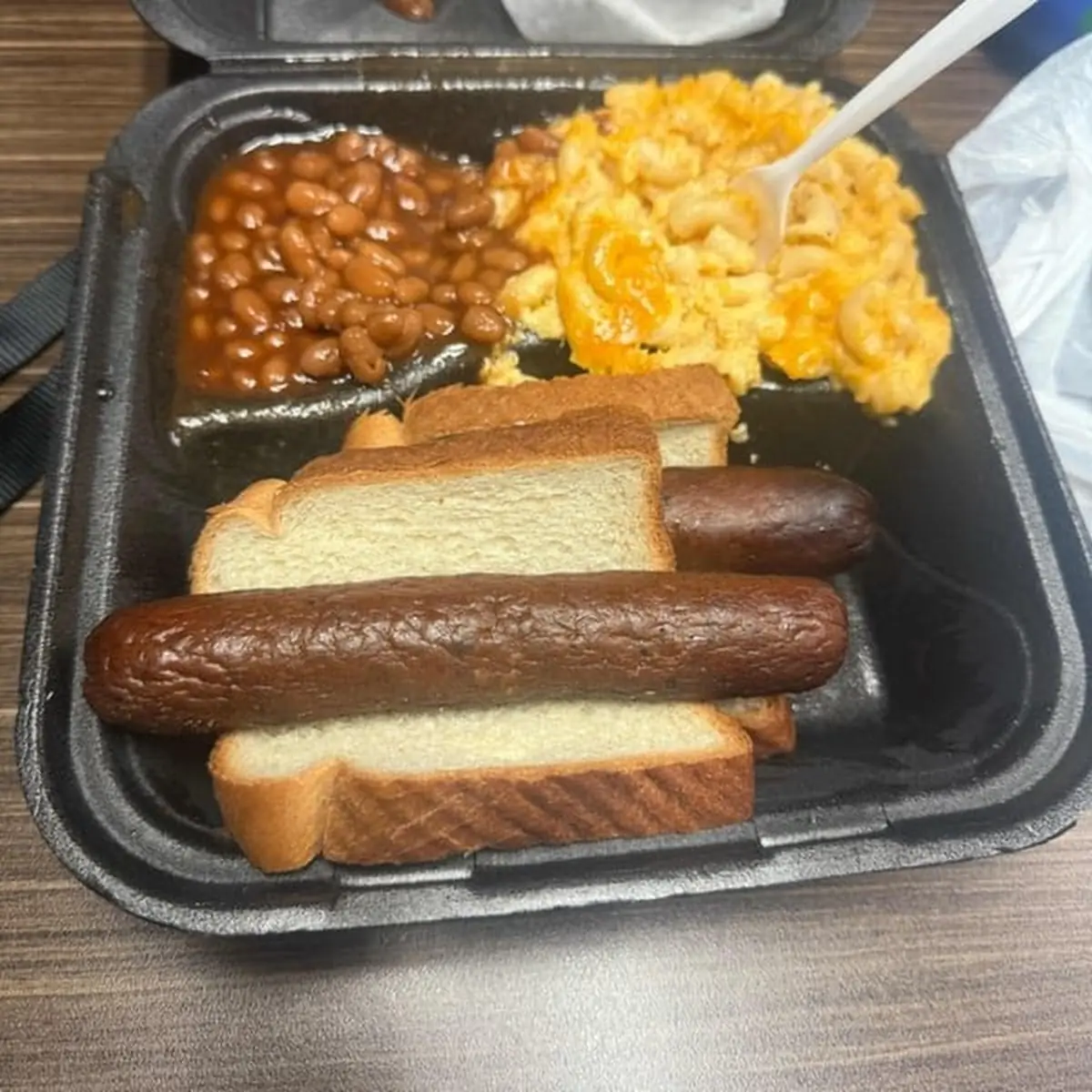 Beef Brisket Smoked Sausage Dinner with 2 Regular Sides