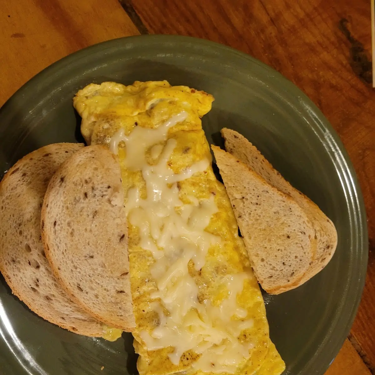 Steak Mushroom Omelette