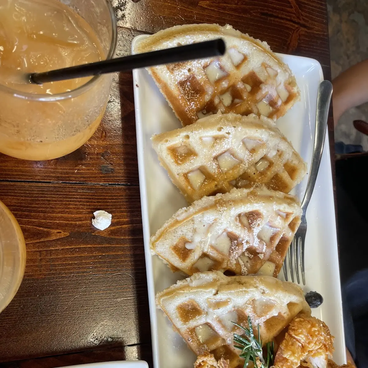 Waffles and Fried Shrimp