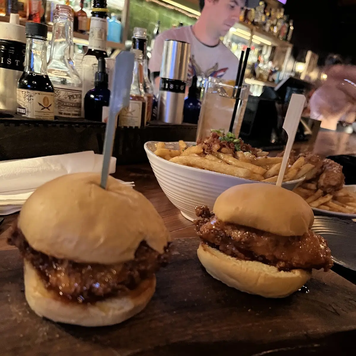 Hot Honey Chicken Sliders