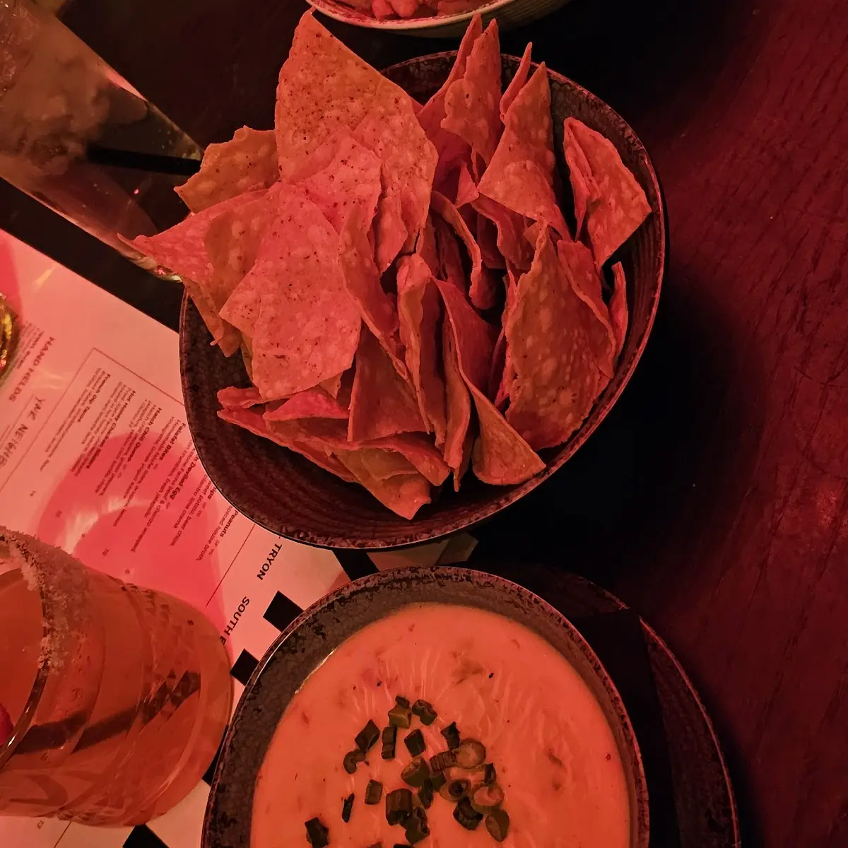 Queso Cheese Chips and Loaded Fries