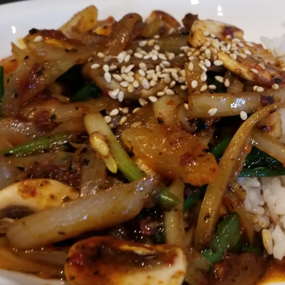 Stir-Fried Squid Deopbap, Woo Korean BBQ House
