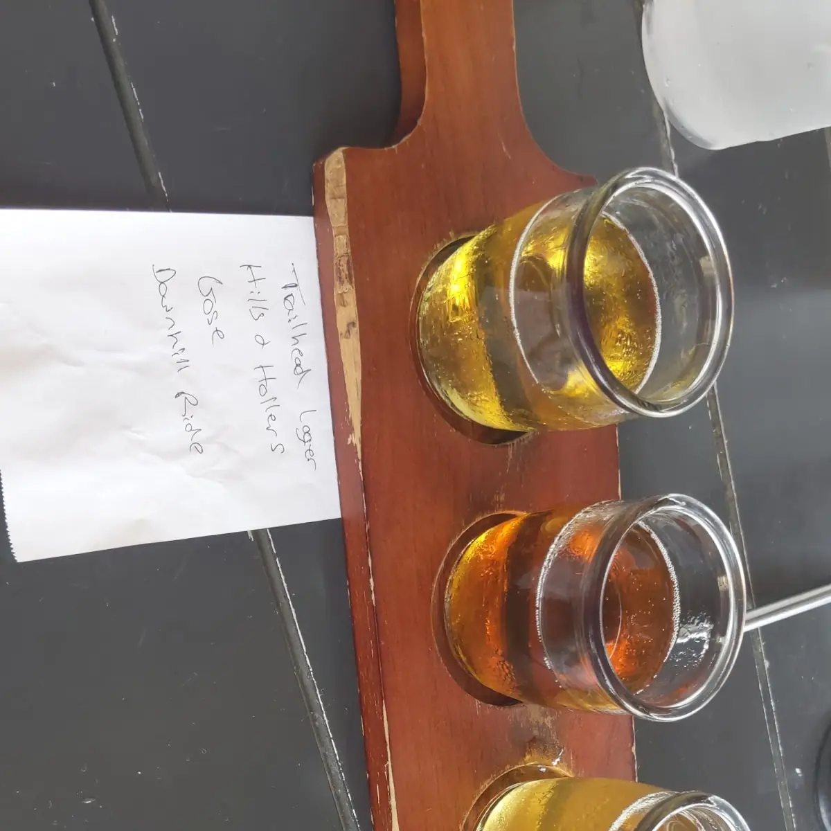 Draft Beer Flights Sample 4 Beer Choices