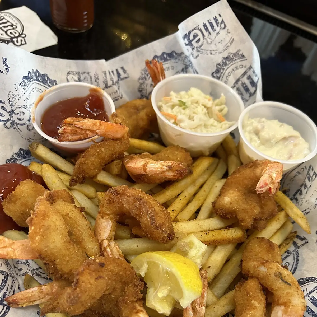 Fried Shrimp and Fries