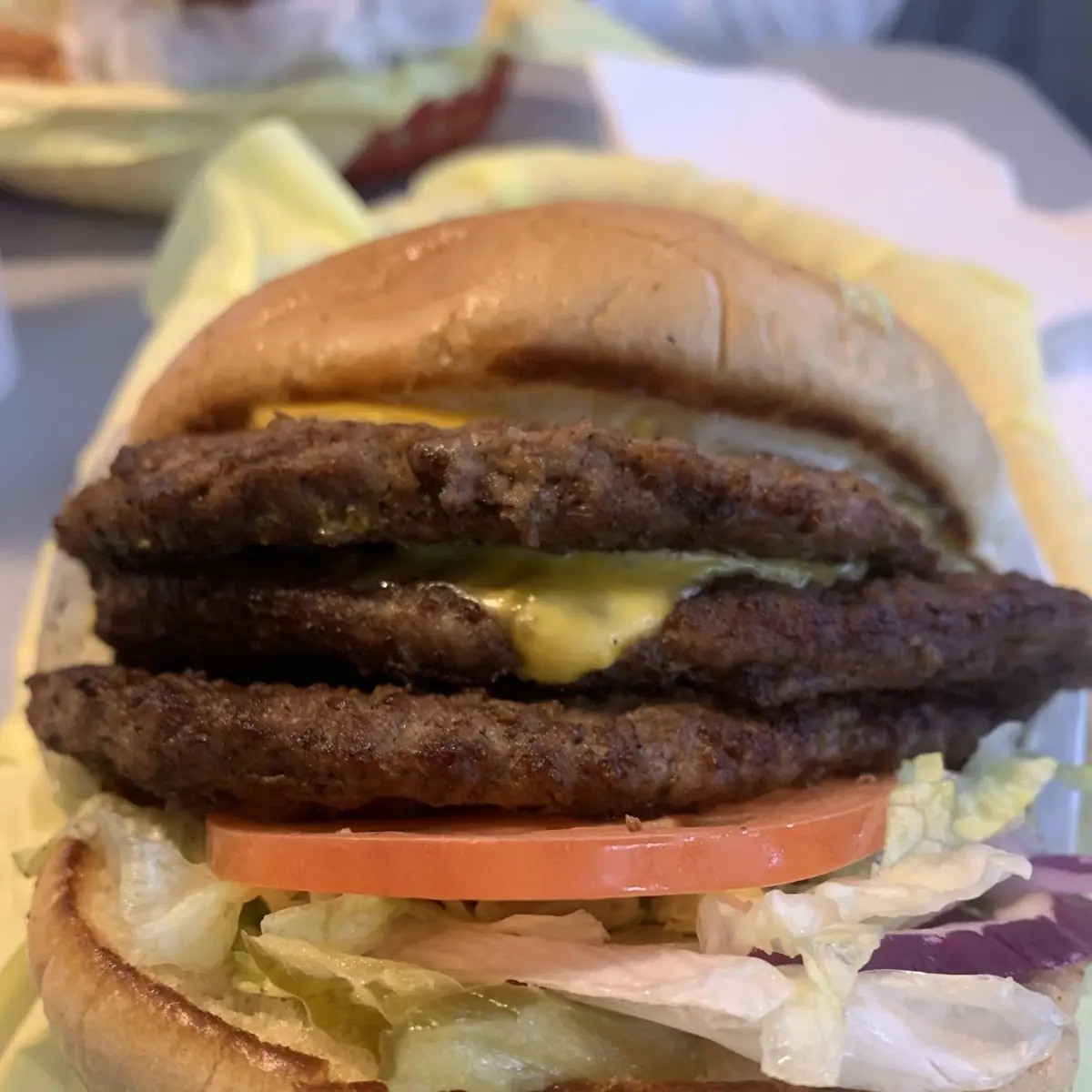 Triple Cheeseburger