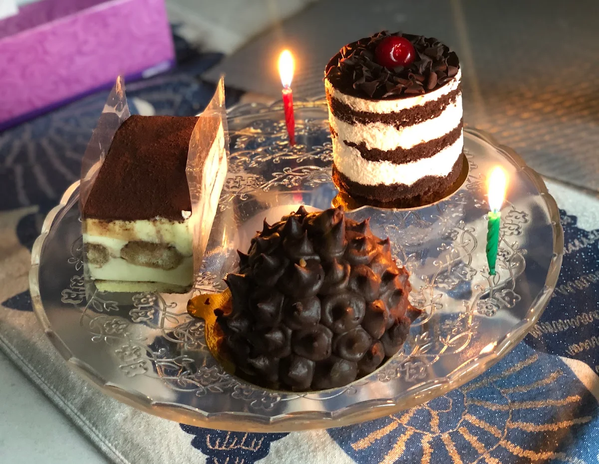 Black Forest Tiramisu and Chocolate Cake