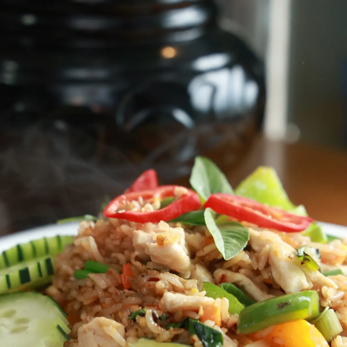 Basil Fried Rice Chicken