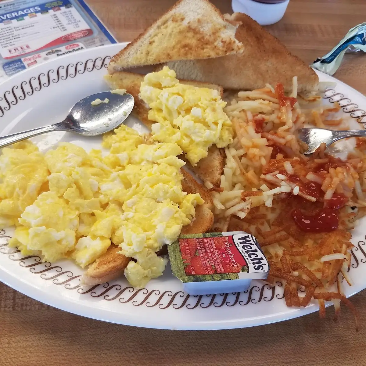 Hash Brown and Eggs