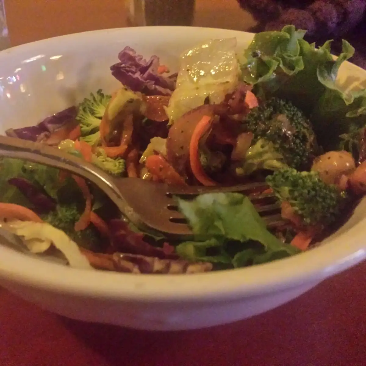Side Salad with Vinaigrette Dressing