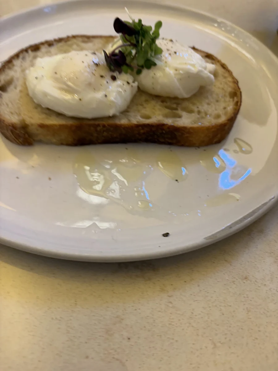 Eggs on Sourdough Bread