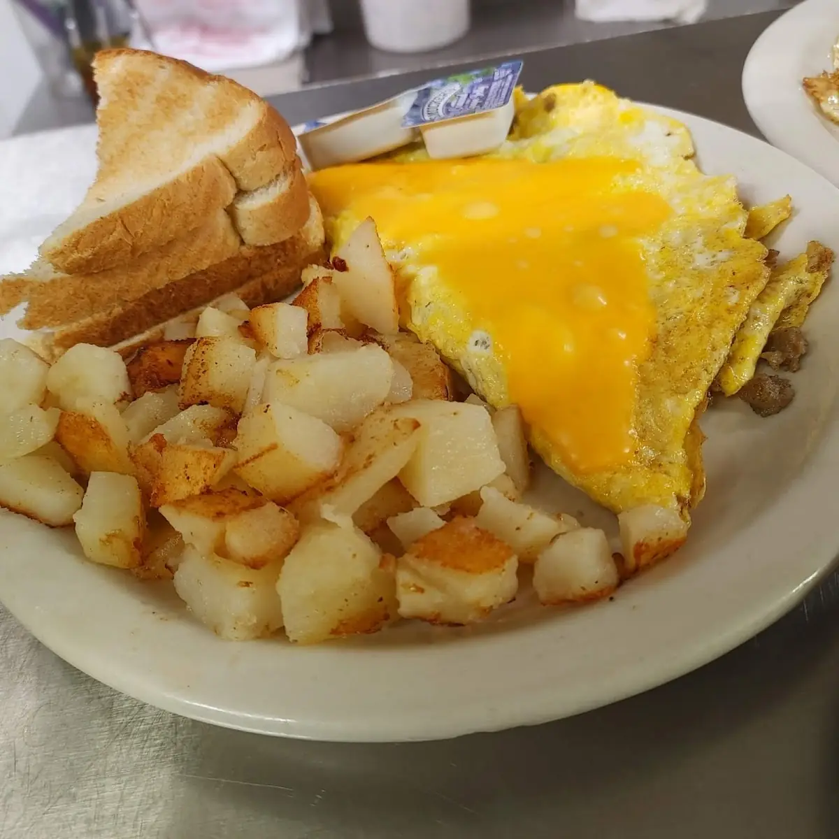 Sausage and Cheese Omelette