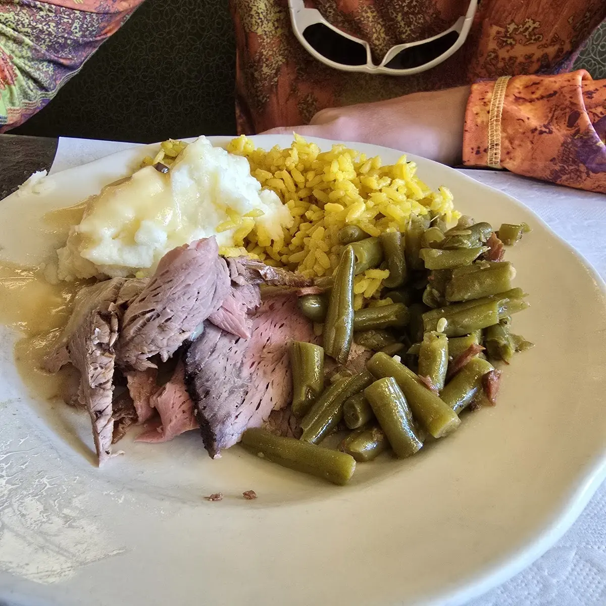 Hot Open Face Roast Beef Sandwich